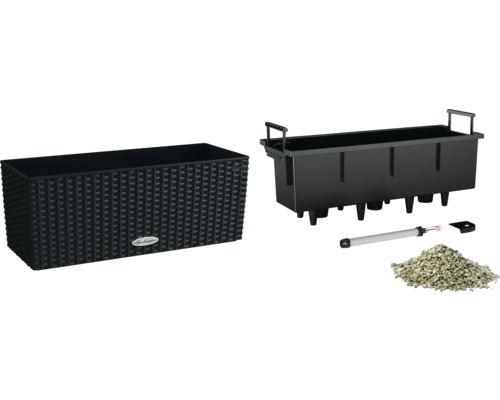 Balkonový truhlík Lechuza se zavlažovacím systémem a příslušenstvím