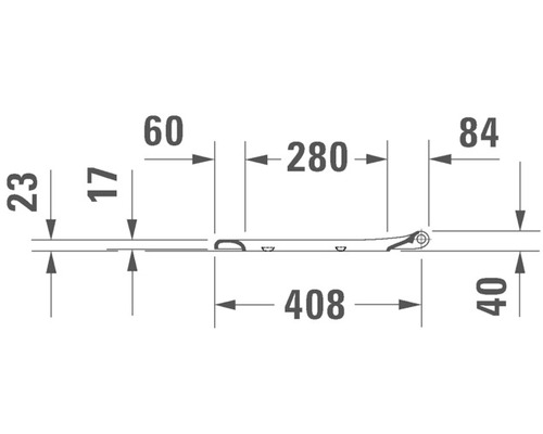 Technický výkres s rozměry