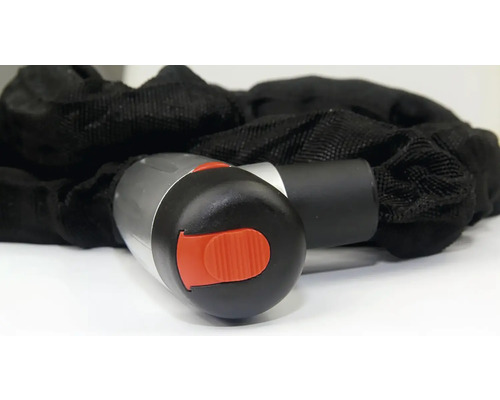 Zámek na kolo s textilním obalem