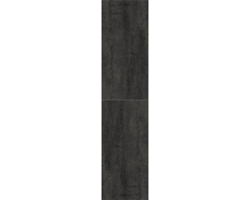 Dvě tmavé podlahové dlaždice s betonovým vzhledem