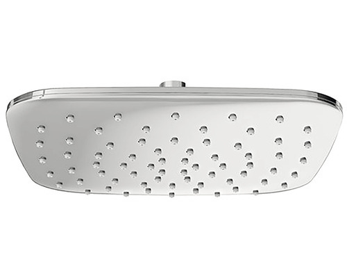 Obdélníková sprchová hlavice s několika tryskami