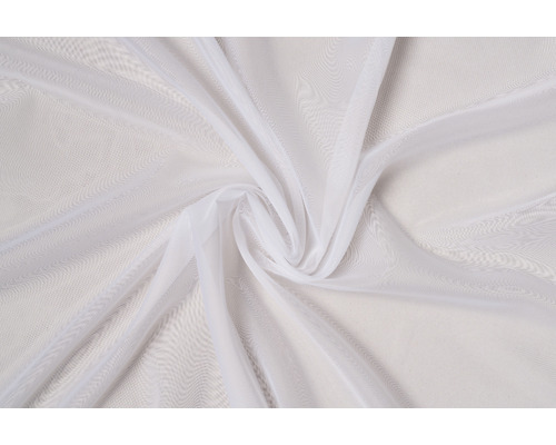 Bílá záclonová látka