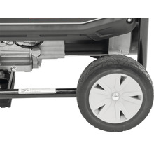 Detailní záběr generátoru s kolečkem