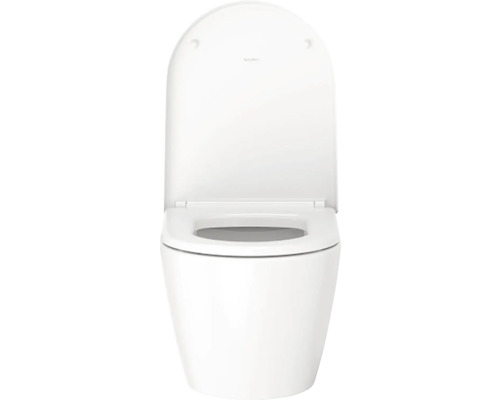 Závěsný klozet s hlubokým splachováním, otevřeným splachovacím kruhem a WC sedátkem