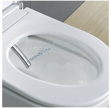 Závěsné WC DURAVIT SensoWash Starck F otevřený splachovací kruh bílá vč. WC prkénka D 650000012004320-thumb-3
