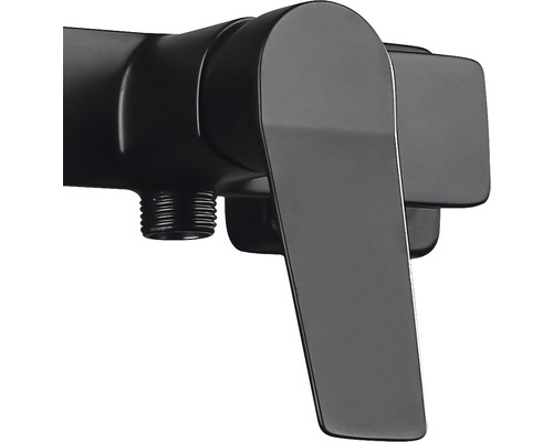 Černá sprchová baterie s pákou