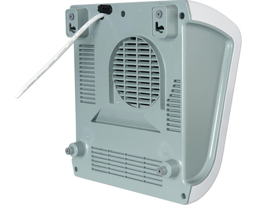 Zadní pohled na elektrický osoušeč rukou pro montáž na stěnu