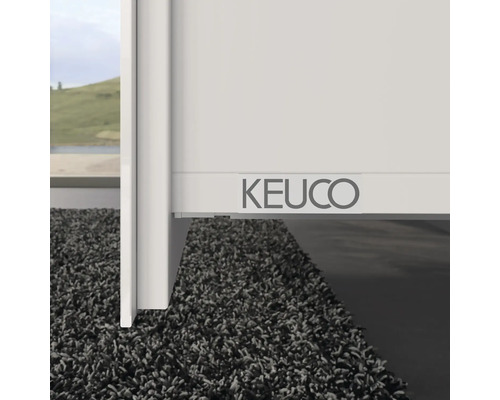 Logo Keuco na koupelnovém nábytku