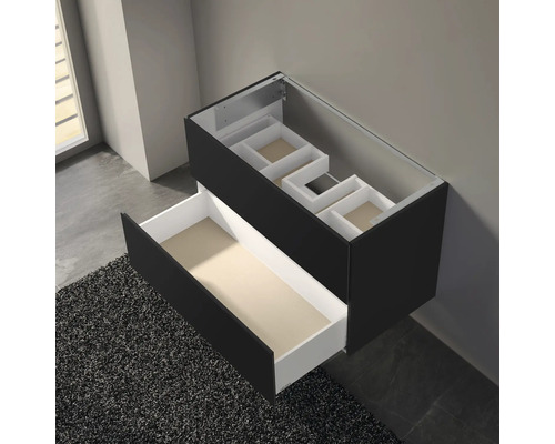 Skříňka pod umyvadlo se zásuvkou a úložným prostorem