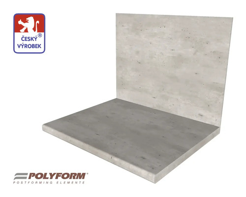 Laminátová pracovní deska se zadní stěnou