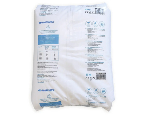 25 kg pytel mořské soli pro úpravu bazénové vody
