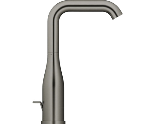 Kuchyňská baterie z kovu se zakřiveným výtokem