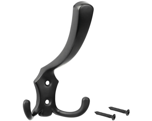 Věšák na oblečení se dvěma šrouby