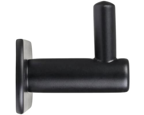 Černý nástěnný hák