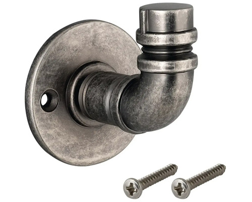 Věšák na oděvy trubkového designu s montážním materiálem