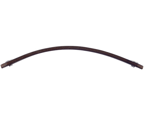 Dřevěná záclonová tyč s držáky