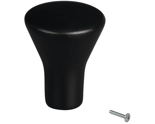 Dřevěný nábytkový knoflík se šroubem