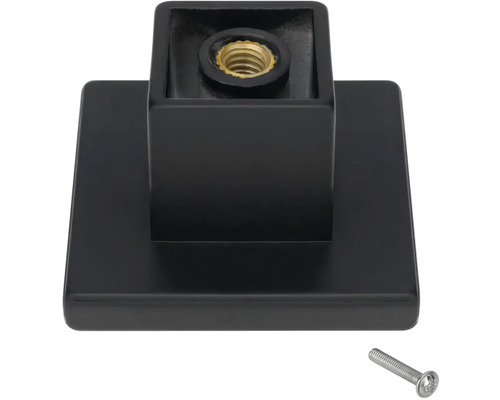 Čtvercový nábytkový knoflík se šroubem