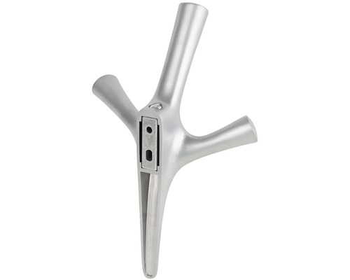 Věšák na šaty se třemi rameny pro montáž na stěnu