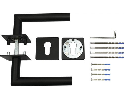 Sada kliky ke dveřím s příslušenstvím