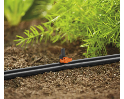 Uzavírací ventil kapkové trubky pro zavlažování zahrady