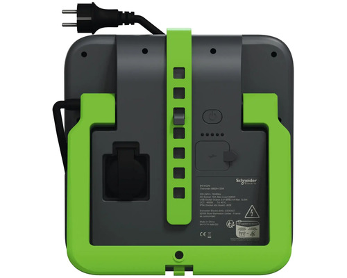 Zadní pohled na napájecí stanici Schneider Electric