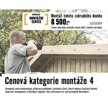Plechový zahradní domek Biohort AvantGarde A3 dvoukřídlé dveře 174 x 254 cm tmavě šedý metalický-thumb-1