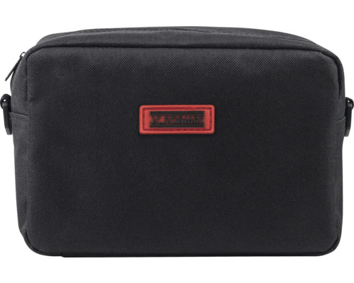 Černá kosmetická taška se zipem a logem