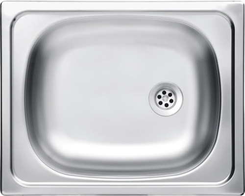 Nerezový dřez s odtokem