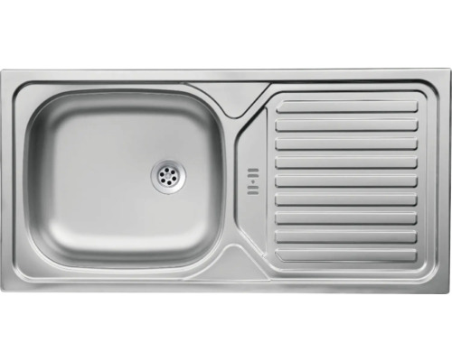 Nerezový dřez s odkapávací plochou