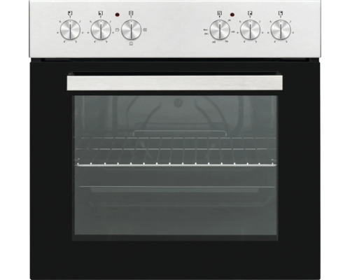 Elektrický sporák s ovládacími knoflíky a průhledným okénkem