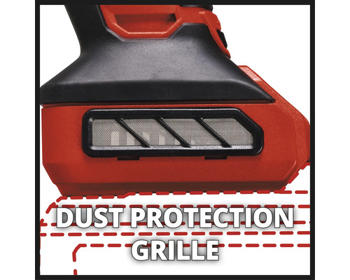 Mřížka na ochranu proti prachu u obráběcího stroje