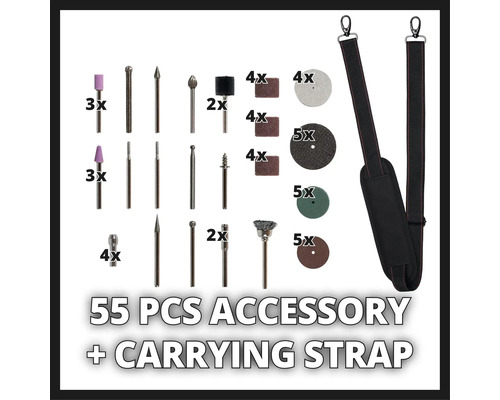 Sada 55 kusů příslušenství s popruhem