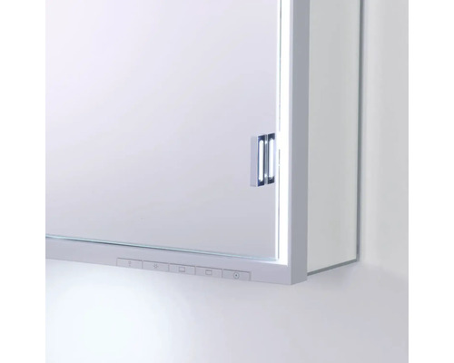 Zrcadlová skříňka s osvětlením a ovládacími prvky