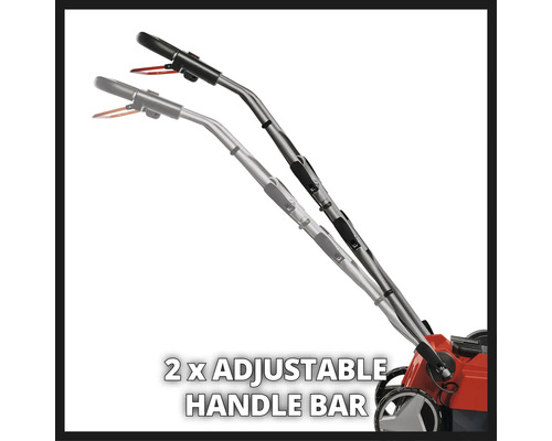 Nastavitelná rukojeť sekačky na trávu