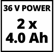 36 V Power, 2 x 4,0 ampérhodin