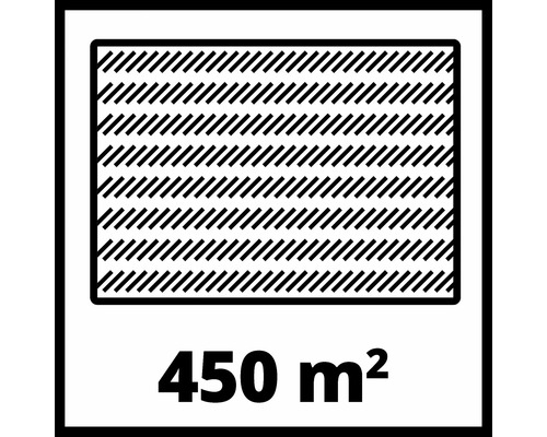 Vhodné pro trávníky do 450 metrů čtverečních.