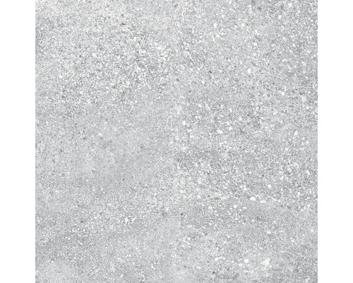 Šedá podlahová dlaždice se strukturovaným povrchem