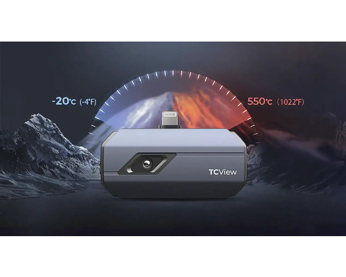 Termokamera TCView s ukazatelem teploty