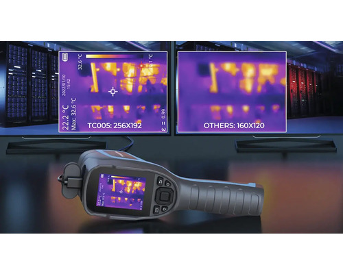 Termokamera se zobrazením teplotních rozdílů
