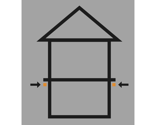 Symbol pro izolaci budov zevnitř
