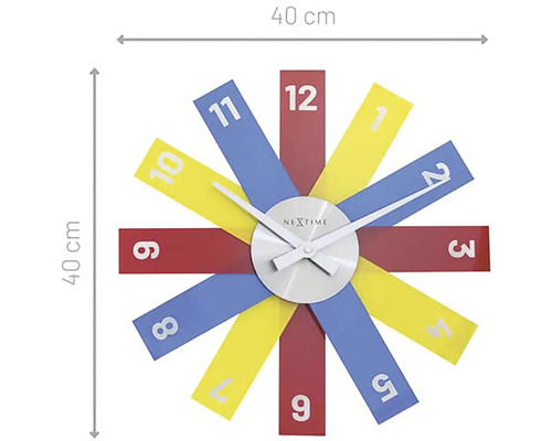 Nástěnné hodiny Nextime, průměr 40 cm