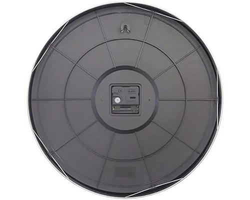 Zadní strana kulatých nástěnných hodin