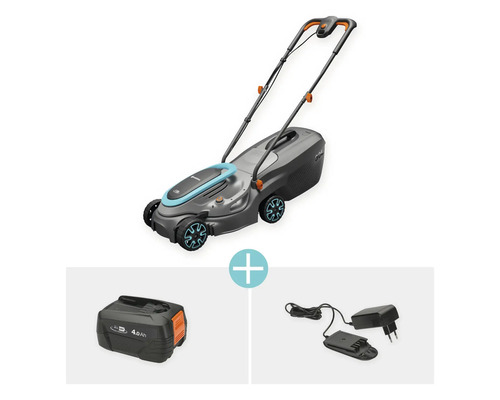 Akumulátorová sekačka na trávu s akumulátorem a nabíječkou