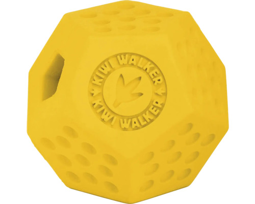 Hračka pro psy gumová Kiwi Walker DODECABALL s dírou na pamlsky Maxi 8 cm oranžová