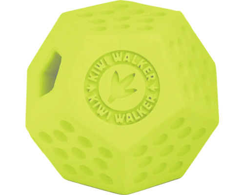 Hračka pro psy gumová Kiwi Walker DODECABALL s dírou na pamlsky Maxi 8 cm zelená