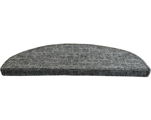 Půlkruhová stupňová rohož z textilu