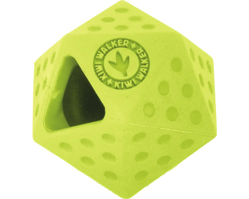 Hračka pro psy gumová Kiwi Walker ICOSABALL s dírou na pamlsky Mini 6,5 cm zelená