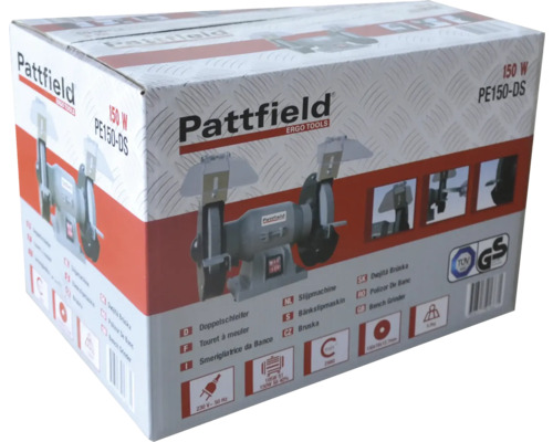 Balení stolní brusky Pattfield