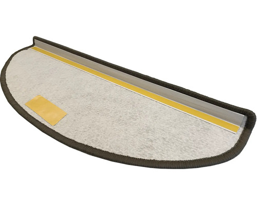 Půlkulatá rohožka na schody s lepicí páskou pro upevnění